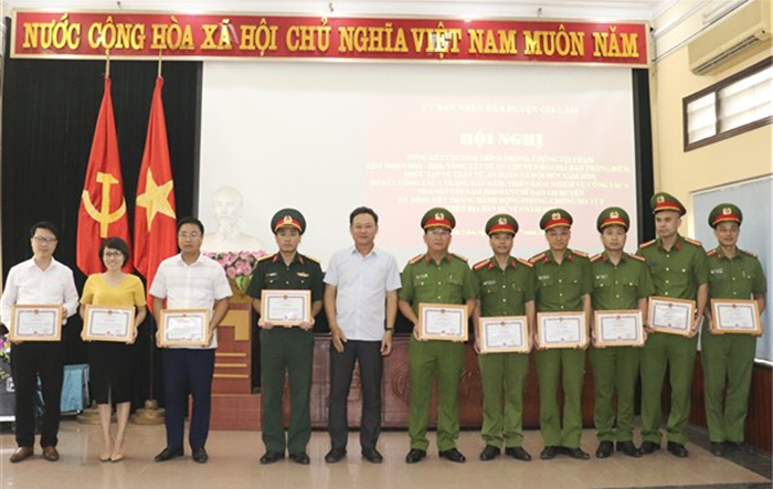 Ban Chỉ đạo 138 huyện Gia Lâm tổng kết Chương trình phòng, chống tội phạm giai đoạn 2016-2020