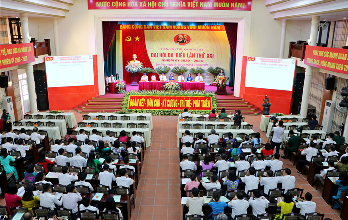 Phiên trù bị Đại hội đại biểu Đảng bộ đại biểu Đảng bộ thị xã Sơn Tây lần thứ XXI, nhiệm kỳ 2020-2025