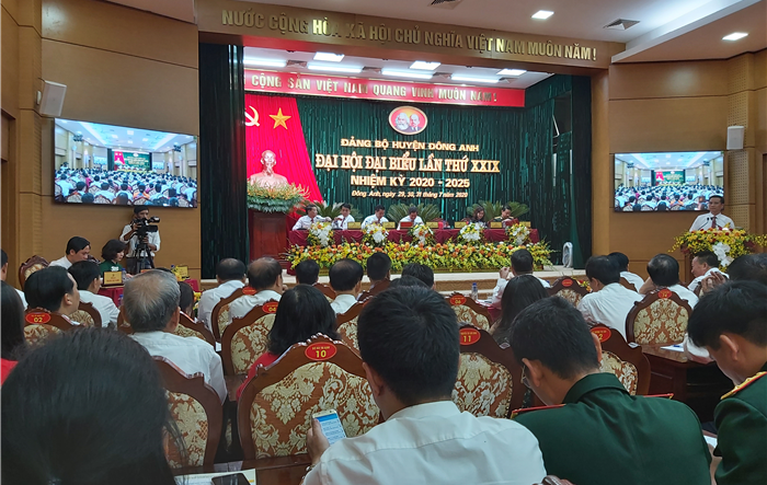 Phiên trù bị Đại hội đại biểu Đảng bộ huyện Đông Anh  lần thứ XXIX, nhiệm kỳ 2020-2025