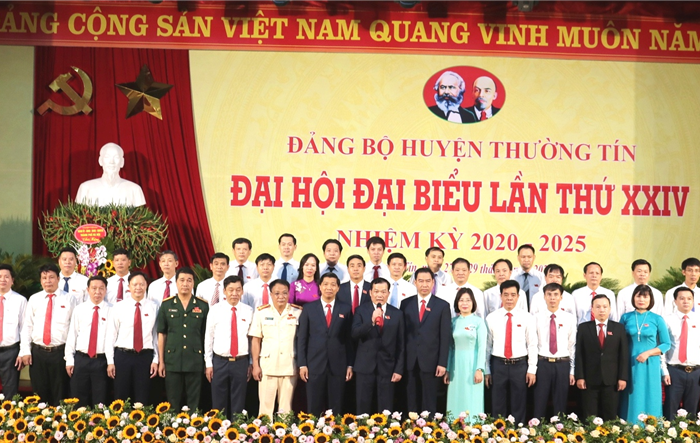 Đại hội đại biểu Đảng bộ huyện Thường Tín lần thứ XXIV, nhiệm kỳ 2020-2025 thành công tốt đẹp