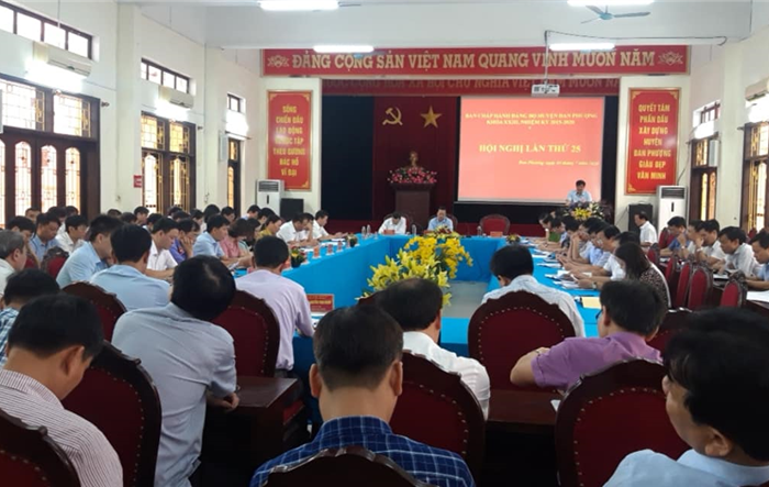 Hội nghị lần thứ 25 Ban Chấp hành Đảng bộ huyện Đan Phượng khóa XXIII