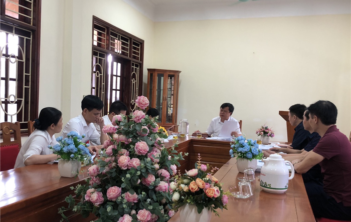 Tiểu ban Tổ chức phục vụ Đại hội Đảng bộ huyện Phúc Thọ lần thứ XXI triển khai nhiệm vụ