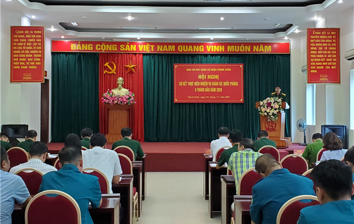 Đảng ủy Quân sự quận Thanh Xuân ra nghị quyết lãnh đạo thực hiện nhiệm vụ 6 tháng cuối năm 2020