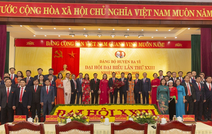 Đại hội đại biểu Đảng bộ Huyện Ba Vì  lần thứ XXIII, nhiệm kỳ 2020-2025 thành công tốt đẹp