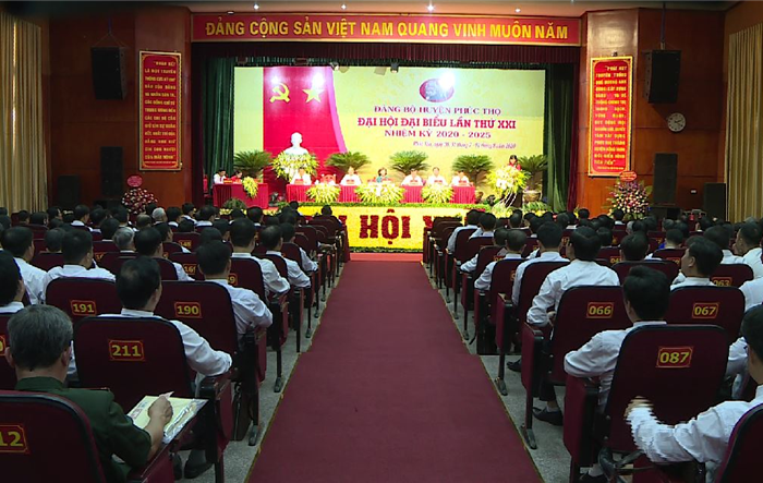 Phiên trù bị Đại hội đại biểu Đảng bộ huyện Phúc Thọ lần thứ XXI, nhiệm kỳ 2020-2025