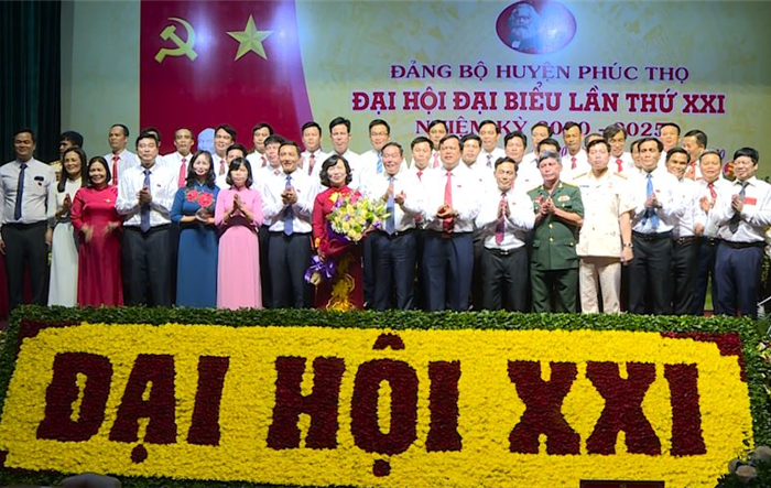 Đại hội Đảng bộ huyện Phúc Thọ lần thứ XXI thành công tốt đẹp