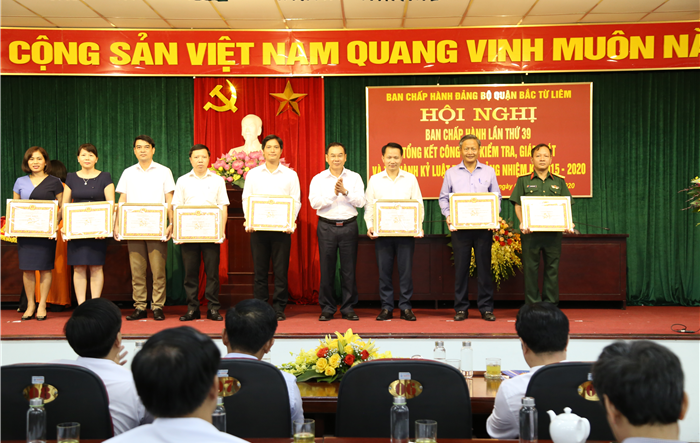 Hội nghị Ban Chấp hành Đảng bộ quận Bắc Từ Liêm lần thứ 39