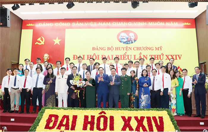 Đại hội đại biểu Đảng bộ huyện Chương Mỹ lần thứ XXIV, nhiệm kỳ 2020-2025 thành công tốt đẹp