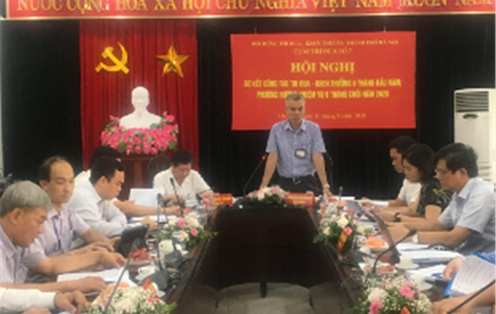 Cụm thi đua số 7 thành phố Hà Nội: Sơ kết công tác thi đua khen thưởng 6 tháng đầu năm 2020