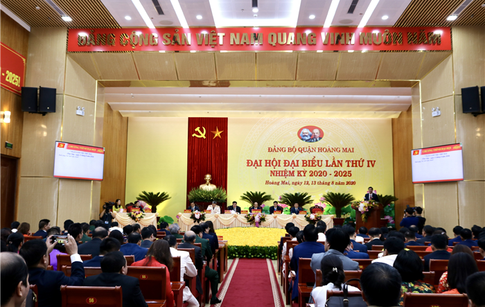 Đại hội Đại biểu Đảng bộ quận Hoàng Mai lần thứ IV tiến hành phiên trù bị