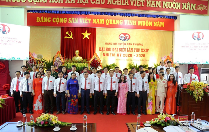 Bế mạc Đại hội đại biểu Đảng bộ huyện Đan Phượng lần thứ XXIV, nhiệm kỳ 2020-2025