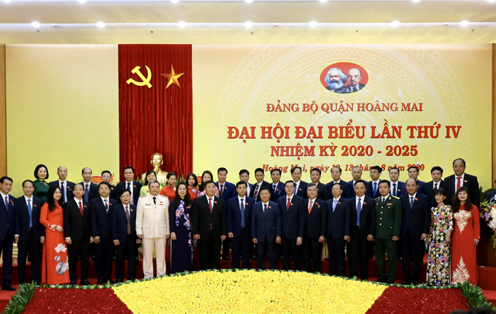 Đại hội đại biểu Đảng bộ quận Hoàng Mai lần thứ IV, nhiệm kỳ 2020-2025 thành công tốt đẹp