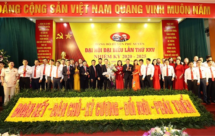 Đại hội đại biểu Đảng bộ huyện Phú Xuyên lần thứ XXV, nhiệm kỳ 2020-2025 thành công tốt đẹp