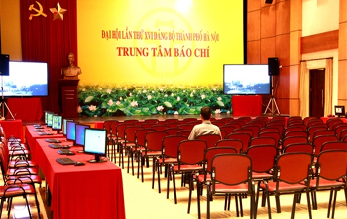 Hà Nội: Thành lập Trung tâm Báo chí phục vụ Đại hội đại biểu lần thứ XVII Đảng bộ thành phố Hà Nội