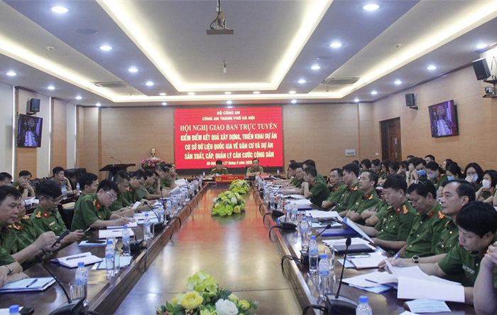 Công an thành phố Hà Nội: Đẩy nhanh thực hiện giai đoạn 2 Cơ sở dữ liệu quốc gia về dân cư