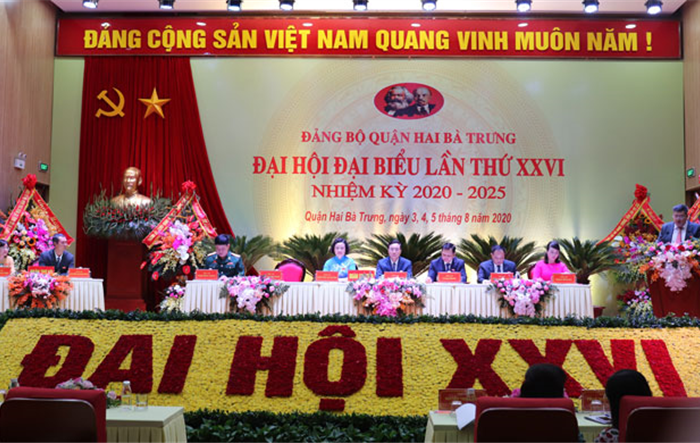 Phiên trù bị Đại hội đại biểu Đảng bộ quận Hai Bà Trưng lần thứ XXVI, nhiệm kỳ 2020-2025