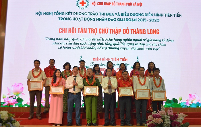 Hội Chữ thập đỏ Thành phố: Biểu dương các điển hình tiên tiến trong hoạt động nhân đạo, giai đoạn 2015-2020 