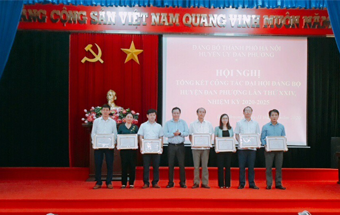 Tổng kết công tác tổ chức Đại hội Đảng bộ huyện Đan Phượng lần thứ XXIV, nhiệm kỳ 2020-2025