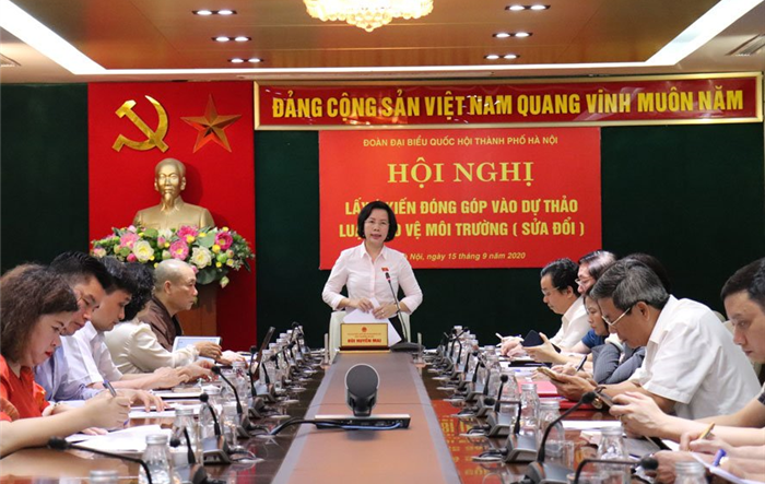Lấy ý kiến vào dự thảo Luật Bảo vệ môi trường (sửa đổi)