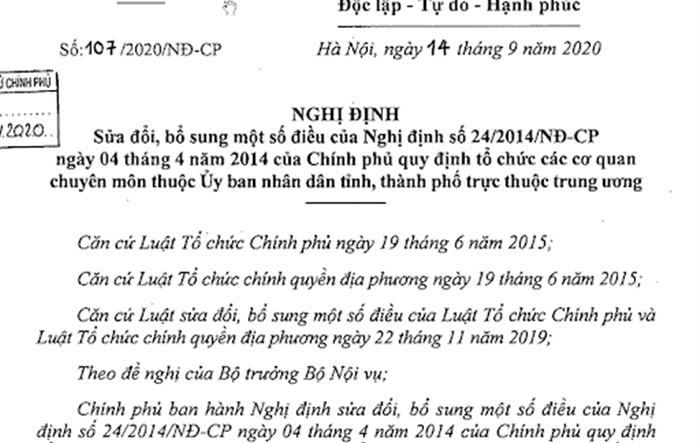 Thành phố Hà Nội: Tăng thêm không quá 10 Phó Giám đốc sở
