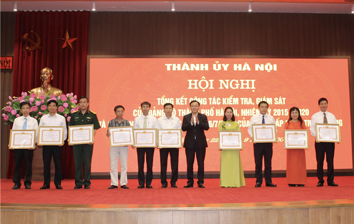 Hà Nội tổng kết công tác kiểm tra, giám sát nhiệm kỳ 2015-2020