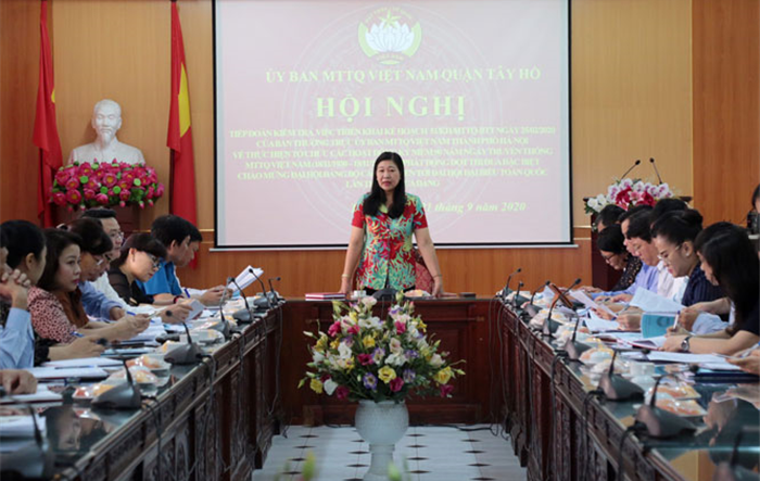 Thành tựu 5 năm 2015-2020 của thành phố Hà Nội: Vị thế mới, mở tương lai mới - Phát huy vai trò của Mặt trận và các tổ chức chính trị - xã hội