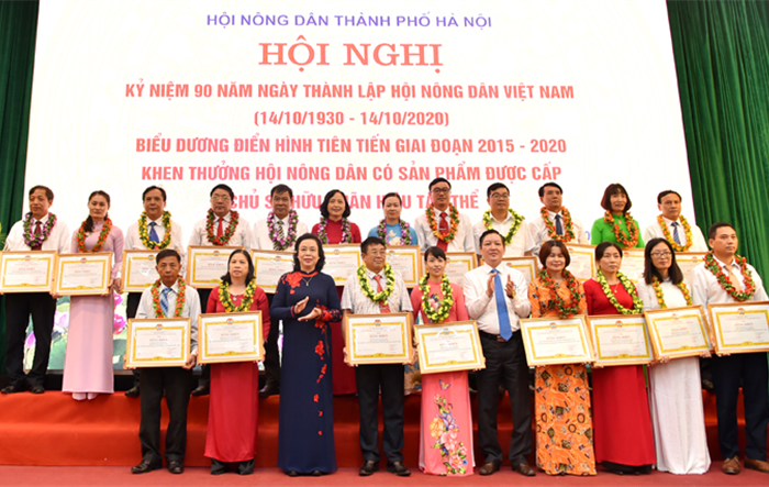 Biểu dương điển hình tiên tiến Hội Nông dân thành phố Hà Nội