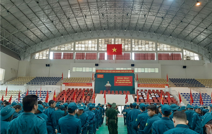 Khai mạc Hội thao Dân quân tự vệ huyện Hoài Đức năm 2020