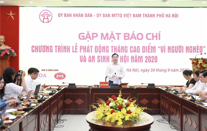 Ngày 6-10 sẽ diễn ra Lễ phát động Tháng cao điểm "Vì người nghèo" và an sinh xã hội năm 2020