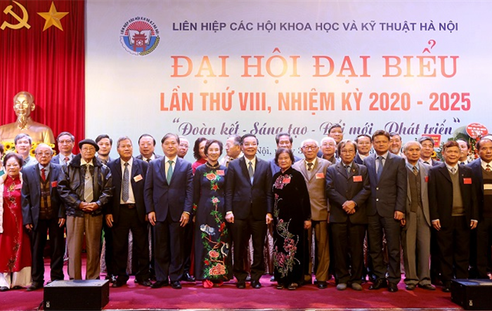Chủ tịch UBND Thành phố Chu Ngọc Anh dự Đại hội đại biểu Liên hiệp các Hội Khoa học và Kỹ thuật Hà Nội lần thứ VIII