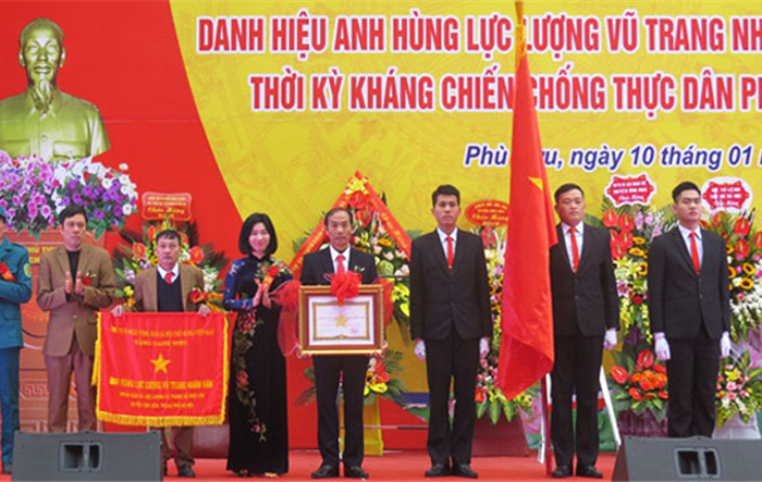 Xã Phù Lưu (huyện Ứng Hòa): Đón nhận danh hiệu Anh hùng lực lượng vũ trang nhân dân thời kỳ chống thực dân Pháp