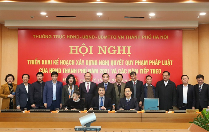 Triển khai kế hoạch xây dựng nghị quyết quy phạm pháp luật năm 2021 và các năm tiếp theo