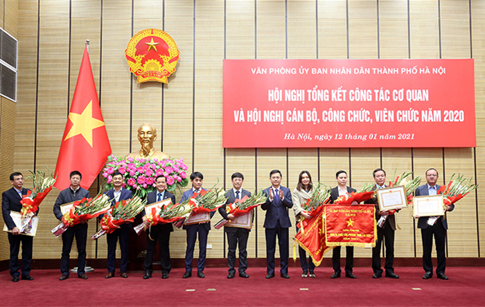 Văn phòng UBND Thành phố hoàn thành xuất sắc nhiệm vụ năm 2020