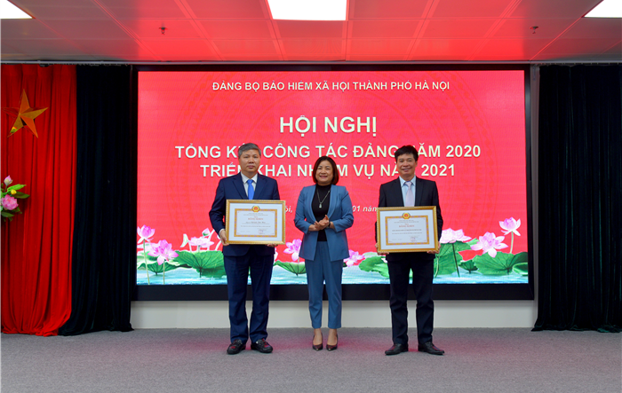 Đảng bộ BHXH Thành phố tổng kết công tác Đảng năm 2020
