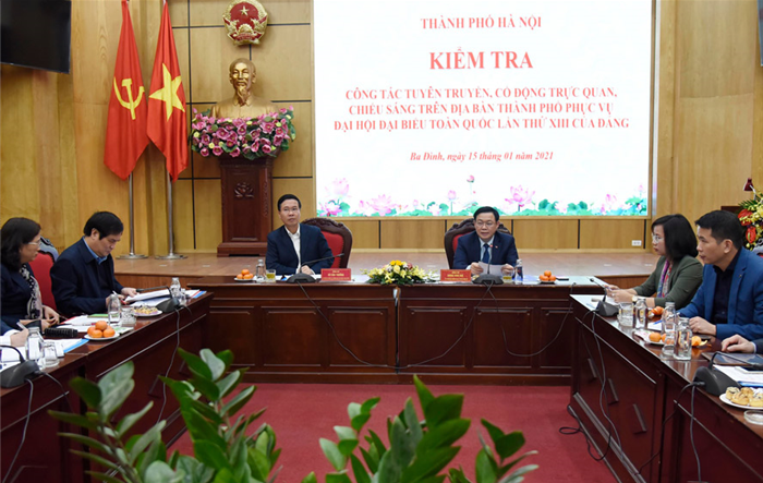 Tạo không khí tưng bừng, phấn khởi chào mừng Đại hội XIII của Đảng