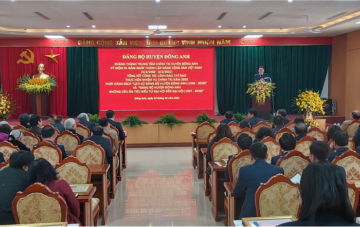 Huyện uỷ Đông Anh tổng kết công tác xây dựng Đảng năm 2020