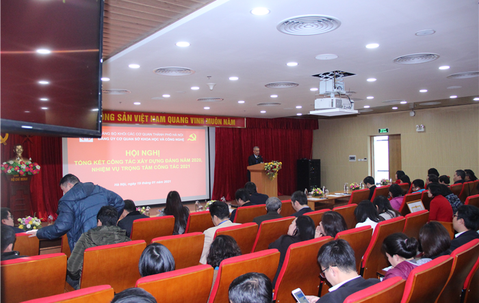 Sở Khoa học và Công nghệ tổng kết công tác xây dựng Đảng năm 2020