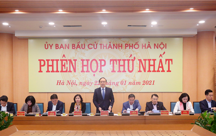Ủy ban Bầu cử thành phố Hà Nội tổ chức phiên họp lần thứ nhất