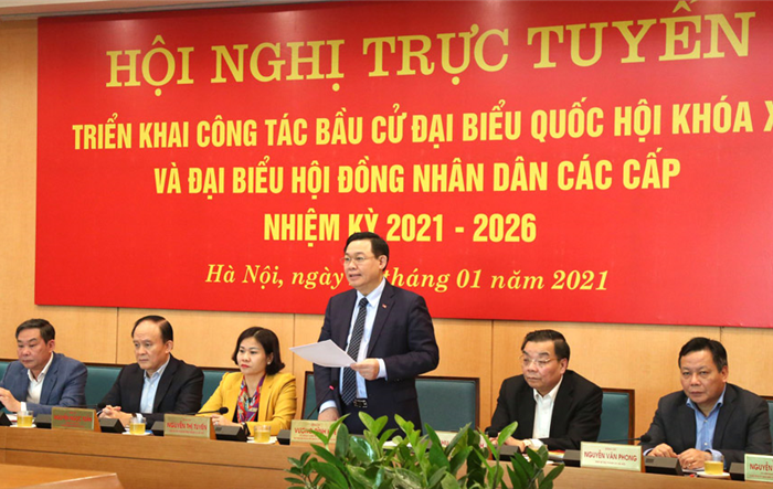Hà Nội triển khai công tác bầu cử đại biểu Quốc hội và đại biểu HĐND các cấp