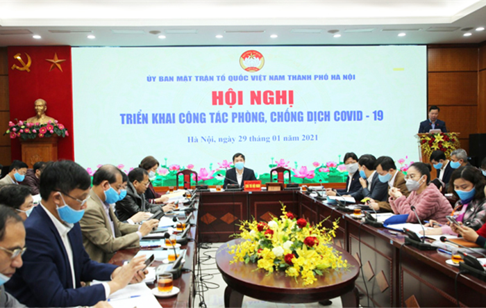Ủy ban MTTQ Việt Nam Thành phố triển khai công tác phòng, chống dịch Covid-19 