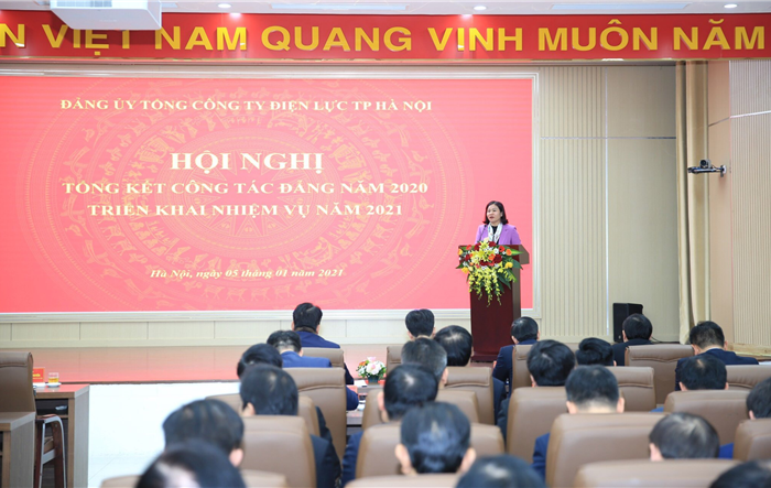 Phấn đấu xây dựng Đảng bộ Tổng công ty Điện lực thành phố Hà Nội vững mạnh, toàn diện