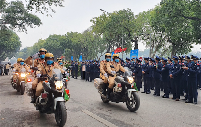 Ra quân "Năm An toàn giao thông 2021", đợt cao điểm bảo đảm trật tự, an toàn giao thông Tết Nguyên đán Tân Sửu và Lễ hội Xuân năm 2021