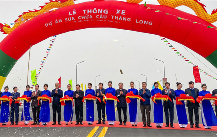 Cầu Thăng Long hoàn thành sửa chữa và thông xe, kết nối đồng bộ toàn tuyến Vành đai 3