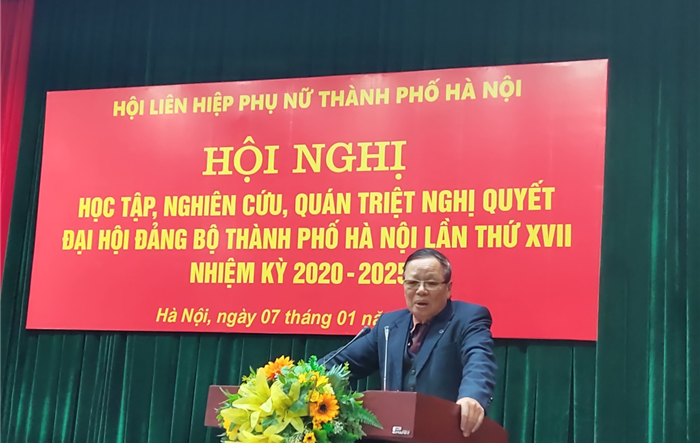 Hội LHPN Hà Nội: Quán triệt Nghị quyết Đại hội đại biểu Đảng bộ thành phố Hà Nội  lần thứ XVII
