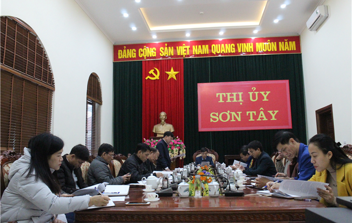 Đội ngũ báo cáo viên thị xã Sơn Tây: Triển khai nhiệm vụ quý I năm 2021