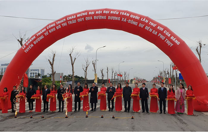 Hà Nội khánh thành, khởi công nhiều công trình  chào mừng Đại hội XIII của Đảng