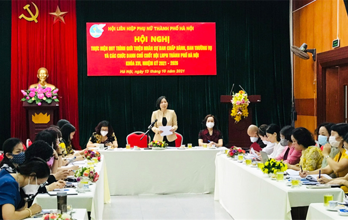 Thực hiện quy trình giới thiệu nhân sự chủ chốt Hội Liên hiệp Phụ nữ Thành phố khóa XVI, nhiệm kỳ 2021-2026