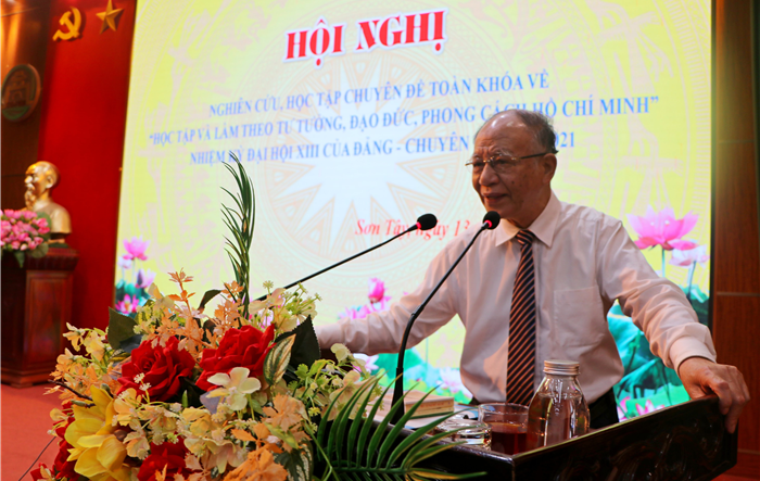 Hội nghị quán triệt, học tập chuyên đề toàn khóa và chuyên đề năm 2021 về “Học tập và làm theo tư tưởng, đạo đức, phong cách Hồ Chí Minh”