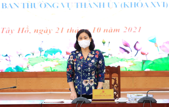 Giám sát việc thực hiện Nghị quyết số 08-NQ/TU và Chỉ thị số 09-CT/TU tại quận Tây Hồ