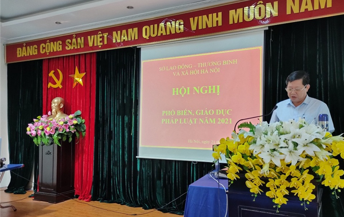Sở Lao động -Thương binh và Xã hội Hà Nội tăng cường tuyên truyền phổ biến giáo dục pháp luật năm 2021